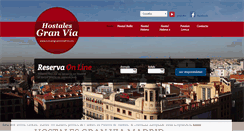 Desktop Screenshot of hostalesgranviamadrid.com