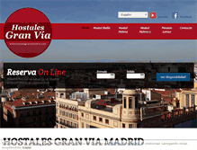 Tablet Screenshot of hostalesgranviamadrid.com